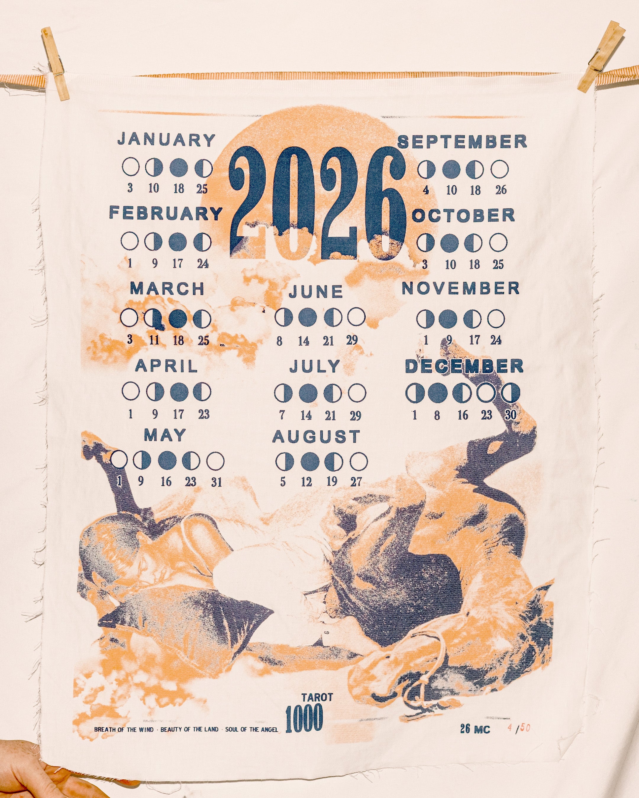 MOON CALENDAR 2026 – Tarot 1000